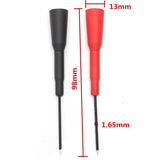 SHGO HOT-1 Pair ETA3201 10A 1000V Multimeter Probe Extended Fine Tip For Fluke
