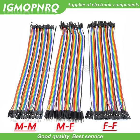 40 / 120pcs 40PIN 20CM Dupont Line Male to Male + Female  and Female to Female Jumper Dupont Wire Cable For Arduino DIY KIT