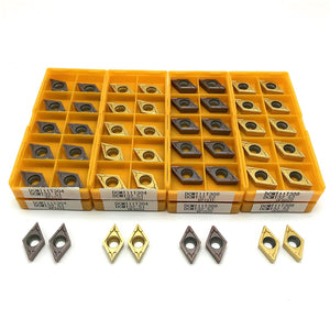 DCMT070204 DCMT11T304 DCMT11T308 carbide inserts Internal Turning tool metal Lathe Tools CNC tool Hard Alloy turning insert