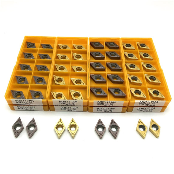 DCMT070204 DCMT11T304 DCMT11T308 carbide inserts Internal Turning tool metal Lathe Tools CNC tool Hard Alloy turning insert