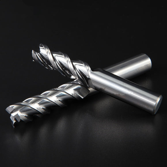 ZGT Metal Cutter Aluminum Endmill HRC55 3 Flute Carbide Milling Cutter End Mill For Aluminum Copper Processing Cnc Milling Tools