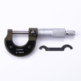 Outside Micrometer 0-25mm/0.001mm Gauge carbon steel Vernier Caliper Measuring Tool