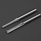 10 pc 3.175mm 4mm Two Flutes Straight router bits for wood CNC Straight Engraving Cutters Carbide Endmills Cutting Milling Tools
