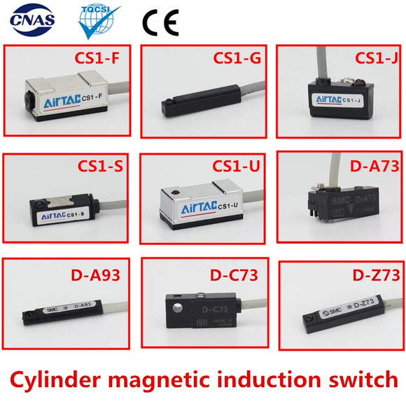 Air Pneumatic Cylinder Magnetic Reed Switch Sensor CS1-F CS1-G CS1-J CS1-S CS1-U D-A73 D-A93 D-C73 D-Z73  1PCS