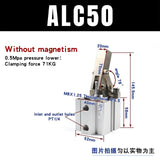 JGL lever cylinder ALC clamping rocker arm die air pressure clamping air pressure clamp cylinder 25/32/40/50/63/80/100 T5R