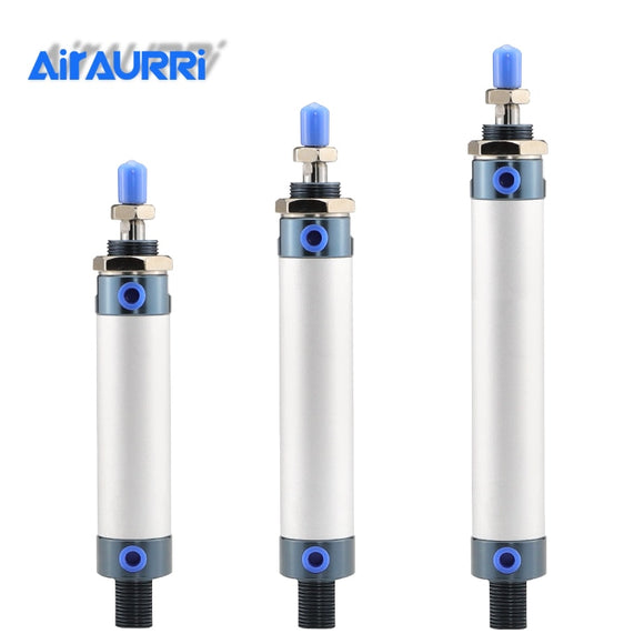 MAL Series Mini Pneumatic Cylinder 16/20/25/32mm Bore 25-300mm Stroke Double Acting  airtac type