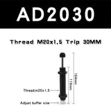 Pneumatic hydraulic oil buffer pressure adjustable ad1410/1416/2020/2016/2525/3625/4250-5 cylinder shock absorber buffer damper