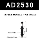 Pneumatic hydraulic oil buffer pressure adjustable ad1410/1416/2020/2016/2525/3625/4250-5 cylinder shock absorber buffer damper