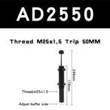 Pneumatic hydraulic oil buffer pressure adjustable ad1410/1416/2020/2016/2525/3625/4250-5 cylinder shock absorber buffer damper