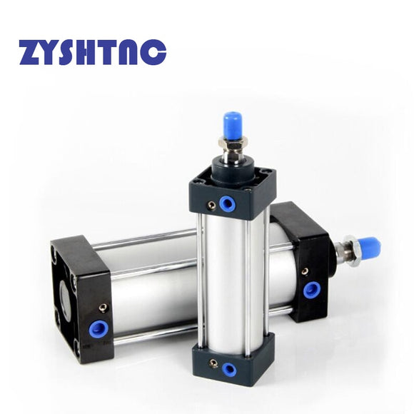 Free ship Standard Air Cylinders 32/40/63mm Bore Double Acting Pneumatic Cylinder SC 50/75/100/125/150/175/200/250/300mm Stroke