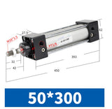 Standard Air Cylinders 50/63mmBore Double Acting Pneumatic Cylinder SC 50/75/100/125/150/175/200/250/300mm Stroke Hot Sale